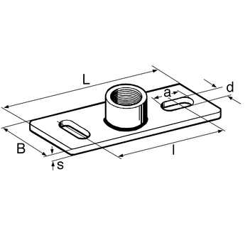 PIASTRA DI BASE STABIL INOX